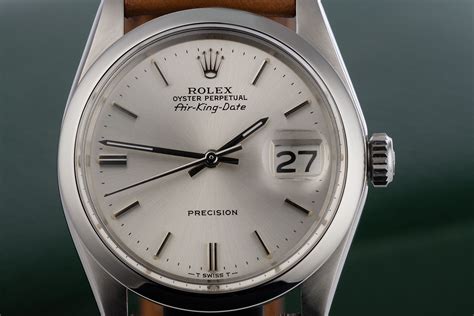 rolex air king silver face|Rolex Air-King date price.